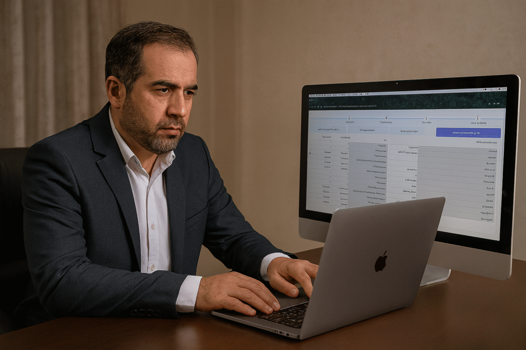 مراحل ارسال لیست حق بیمه